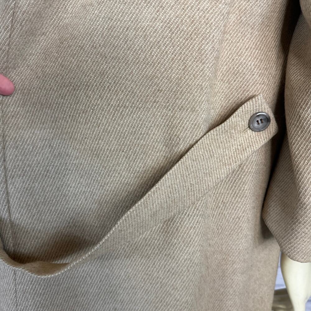 1980s Salvatore Ferragamo Wool Alpaca 3 Piece Suit Set Camel Made Italy Medium - Picture 14 of 16